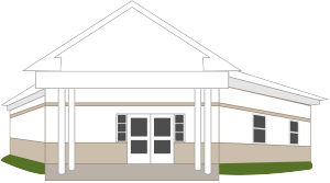 Drawing of Blount Library
